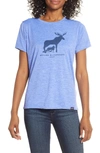 Patagonia Capilene Daily Graphic Tee In Wilderness Violet Blue