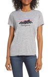 Patagonia Capilene Daily Graphic Tee In Freehand Fitzroy Grey