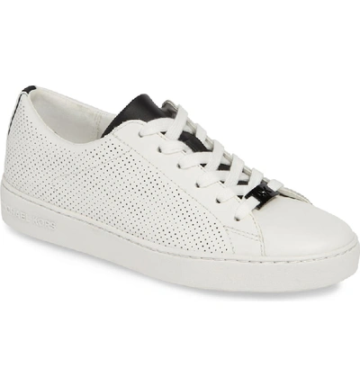 Michael Michael Kors 'keaton' Sneaker In Optic White/ Black