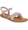 Toms Lexie Sandal In Burnished Lilac Suede