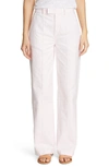 Alex Mill Stretch Cotton Twill Trousers In Light Pink