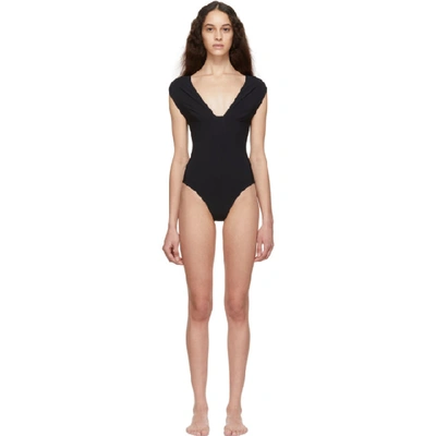 Ward Whillas Reversible Black Harlow One-piece Swimsuit