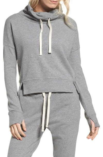 Ugg Miya Funnel Neck Sweatshirt In Grey Heather