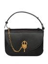 Jw Anderson Lock Leather Convertible Shoulder Bag - Black