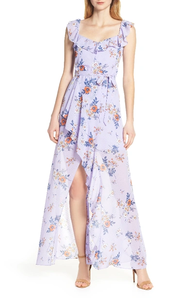 Ali & Jay Sure Thing Maxi Dress In Lavender Field Floral