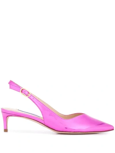 Stuart Weitzman Flamingo Pumps In Pink