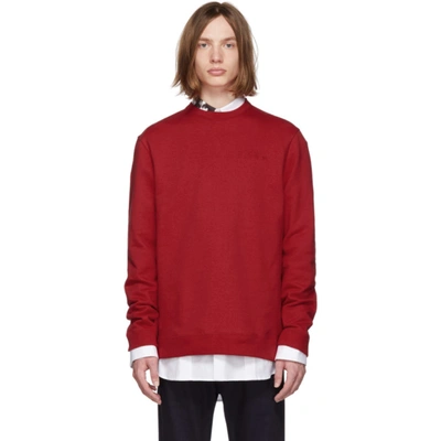 Raf Simons Transformers Print Sweatshirt In 00030 Red