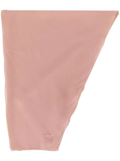 Tom Ford Head Wrap Scarf In Pink