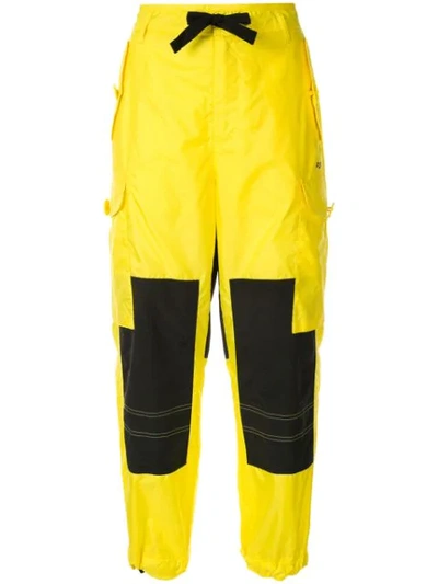 Polo Ralph Lauren Contrast Drawstring Trousers In Yellow