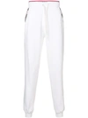 Moschino Branded Track Pants In 0001 White