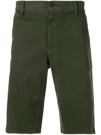 Hugo Boss Slim Shorts In Green