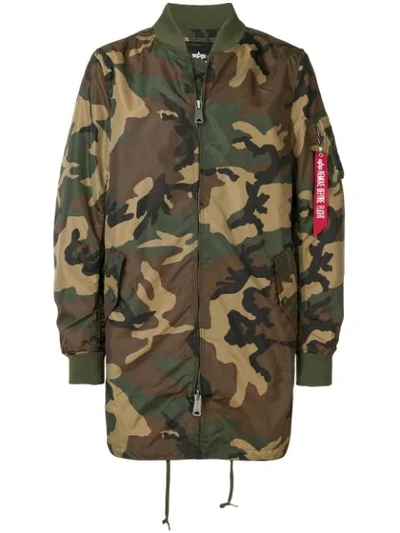 Alpha Industries Military Jacket In Green