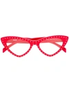 Moschino Eyewear Cat-eye Glasses In Red