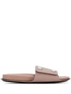 Marni Snap Detail Sandals In Pink