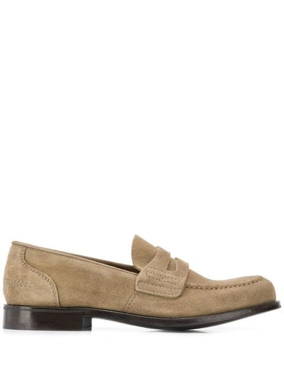 Church's Classic Loafers In Green