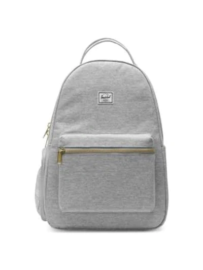 Herschel Supply Co. Nova Sprout Baby's Easy Change Diaper Bag Backpack In Light Grey