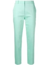 Emilio Pucci Cropped Tailored Trousers In Blue