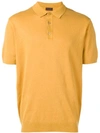Altea Knitted Polo T In Yellow