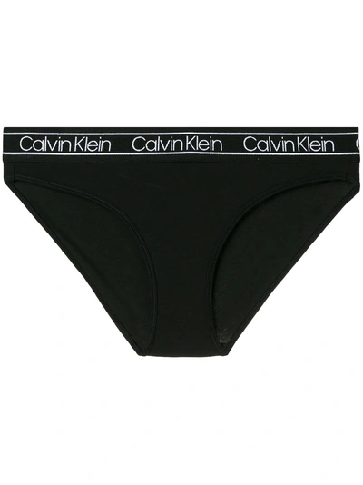 Calvin Klein Underwear Slip Mit Logo - Schwarz In Black