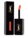 Saint Laurent Vinyl Cream Lip Stain In 408 Coral Neo Pop