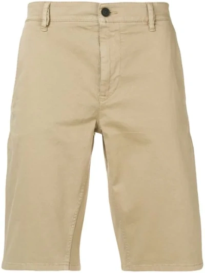 Hugo Boss Chino Shorts In Neutrals