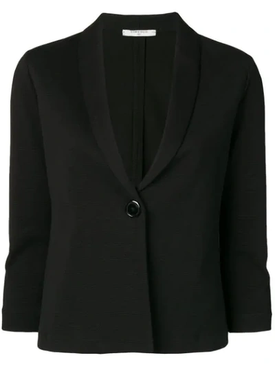 Circolo 1901 Cropped Blazer Jacket In Black
