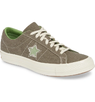 Converse One Star Low Top Sneaker In Field Surplus/ Moss/ Egret