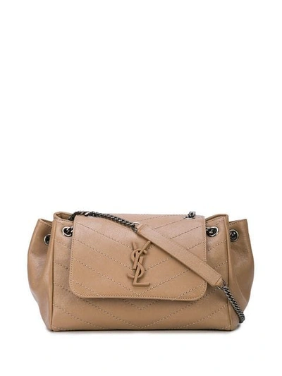 Saint Laurent Nolita Large Shoulder Bag In Brown