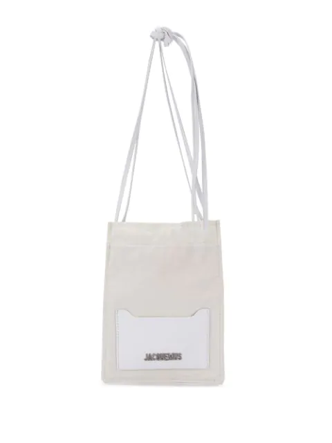 Jacquemus Mini Shoulder Bag In White | ModeSens
