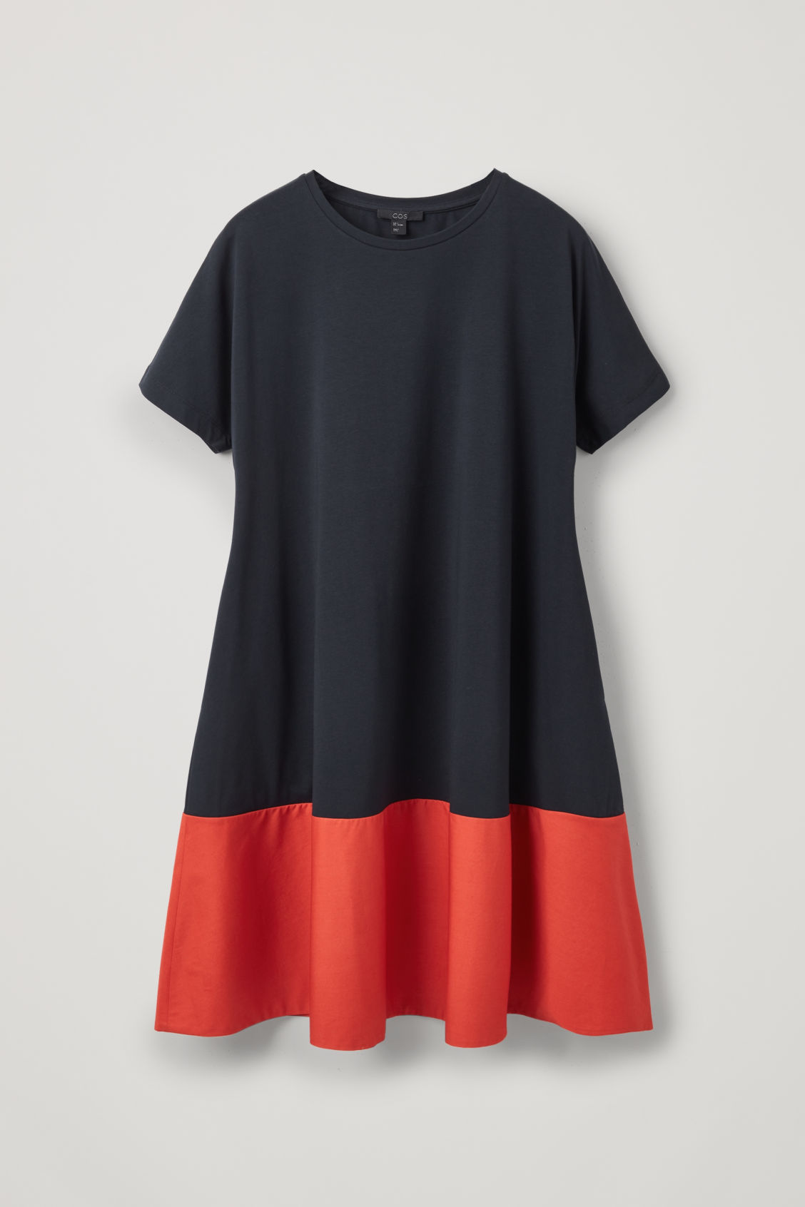 cos panelled jersey dress