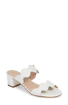 Patricia Green Palm Beach Slide Sandal In White Leather