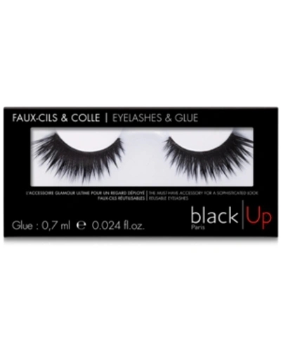 Black Up Eyelashes & Glue In Theatrical Volume