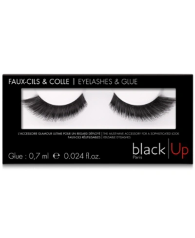 Black Up Eyelashes & Glue In Red Carpet Volume