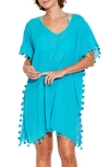 Seafolly 'amnesia' Cotton Gauze Cover-up Caftan In Eden