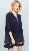 Roller Rabbit Lucknow Seraphina Swim Cover Up Tunic In Blue