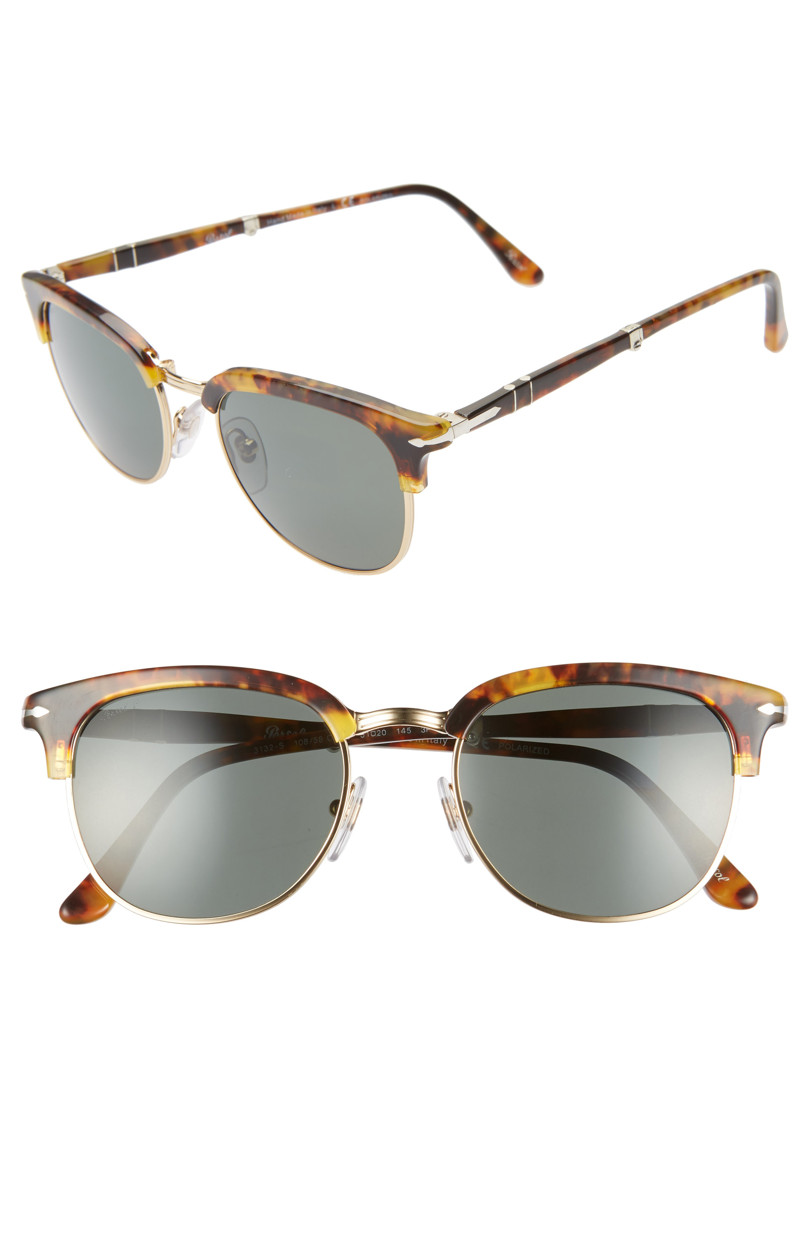 persol 51mm saratoria round sunglasses