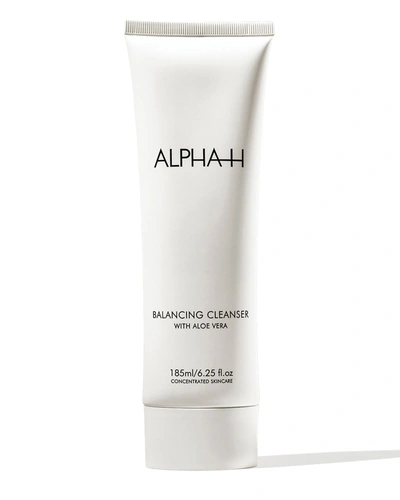 Alpha-h Balancing Cleanser With Aloe Vera 185ml In White