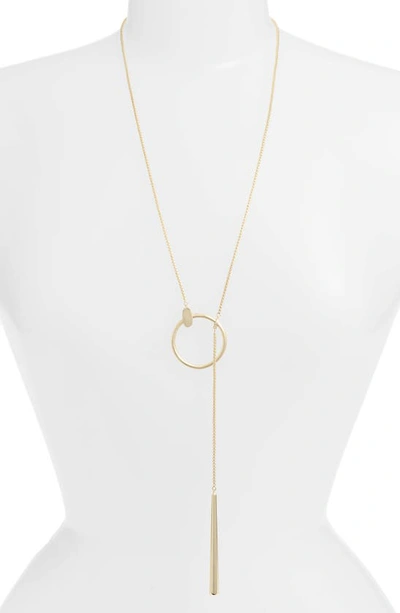 Kendra Scott Tegan Slider Necklace In Gold