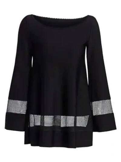 Alaïa Mansart Tunic In Noir