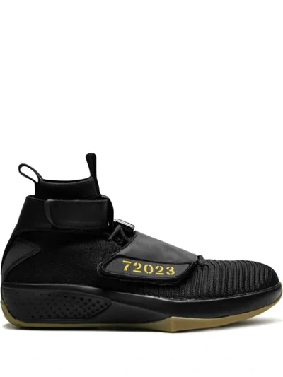Jordan Air  20 Flyknit Sneakers In Black