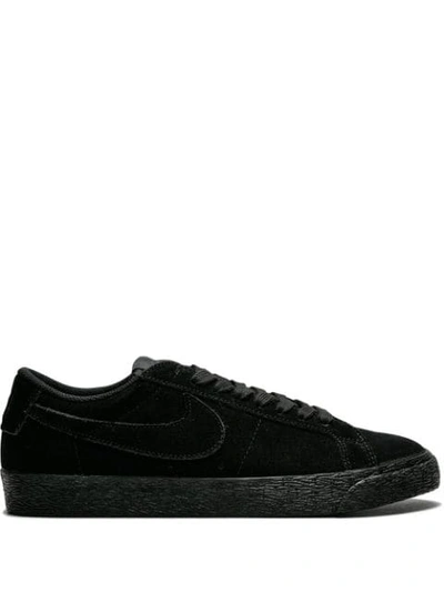 Nike Sb Zoom Blazer Low Trainers In Schwarz