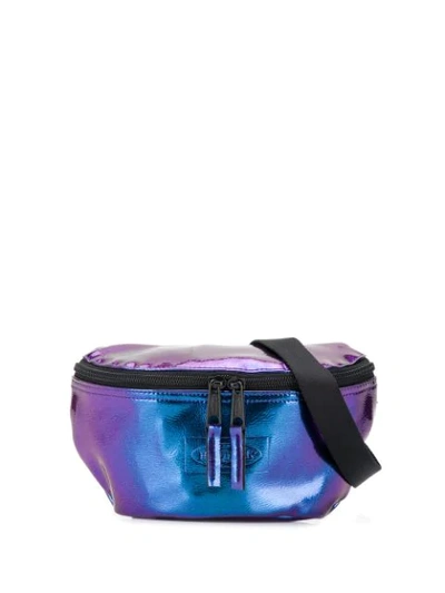 Eastpak Iridescent Belt Bag In Purple