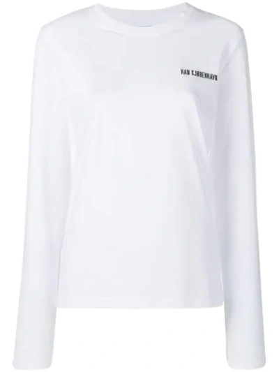 Han Kjobenhavn Logo Shirt In White