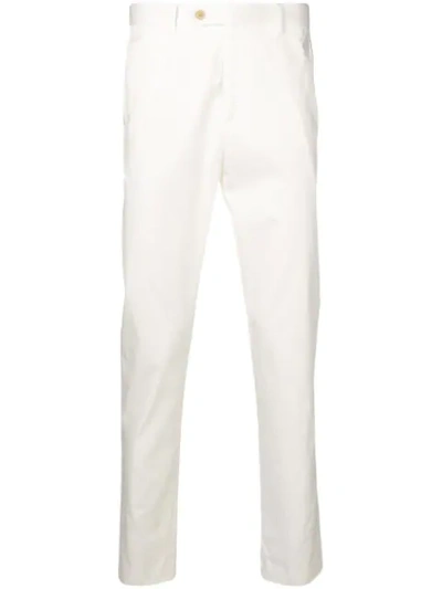 John Varvatos Slim Trousers In White