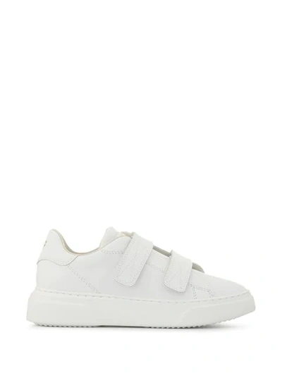 Philippe Model Touch-strap Low-top Sneakers In White