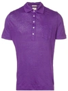 Massimo Alba Short Sleeve Polo Shirt In Purple