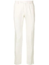 Borrelli Straight Fit Chino Trousers In White