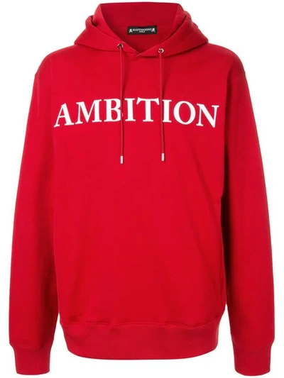 Mastermind Japan Ambition Hoodie In Red
