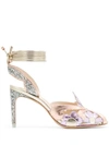 Sophia Webster Frida Sandals In Gold