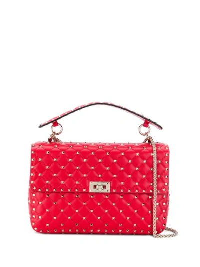 Valentino Garavani Rockstud Spike Handbag In Red